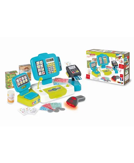 Smoby Large Cash Register with 27 Accessories - Multicolor