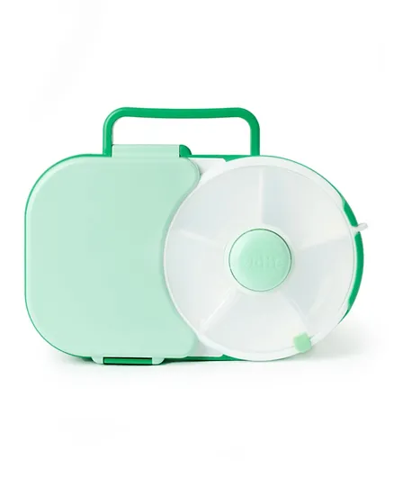 Gobe Lunchbox with Detachable Snack Spinner - Sage Green