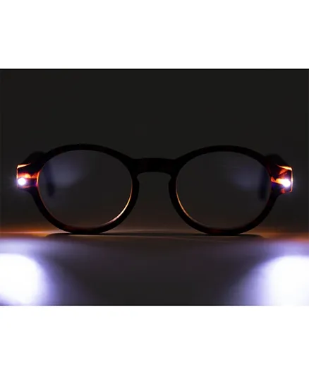 IF Really Useful Light-Up Readers Reading Glasses +2.5 - Tortoiseshell