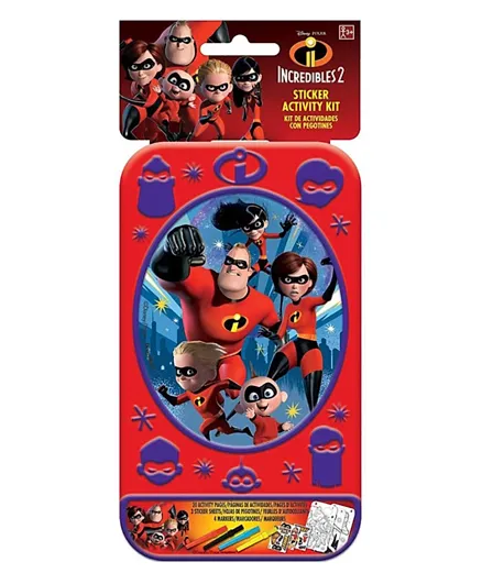 Party Centre Incredibles 2 Sticker Activity Kit - 20 Pages