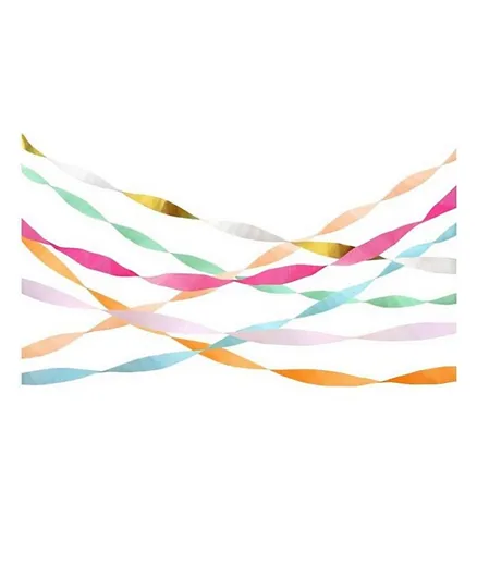 Meri Meri Bright Crepe Paper Streamers - Multicolor