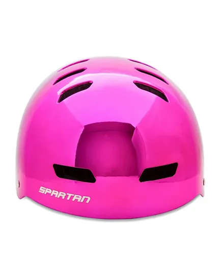 Spartan Mirage Kids Helmet - Pink/Purple Duo Chrome