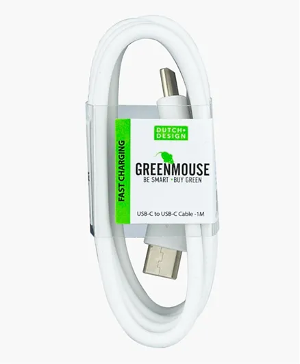 HomeBox Green Mouse USB-C To USB-C Data Cable - 100cm