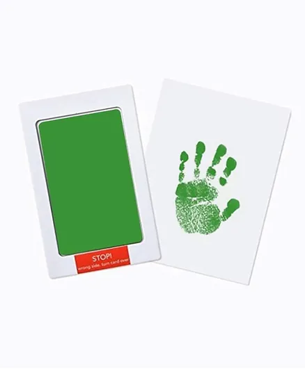 Babies Basic Clean Fingerprint With Two Imprint Cards - Dark Green