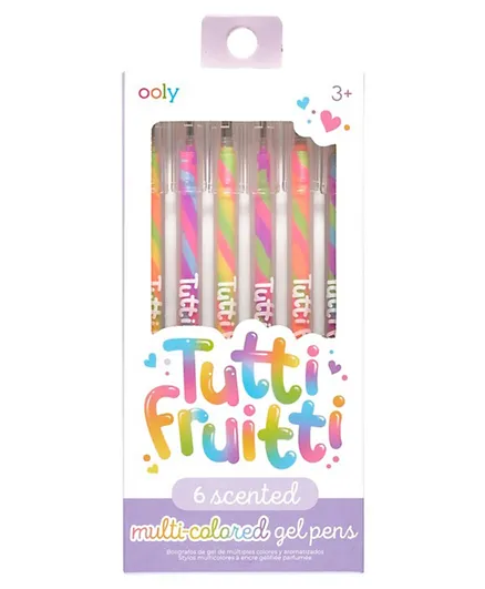 Ooly Tutti Frutti Gel Pens - Set of 6
