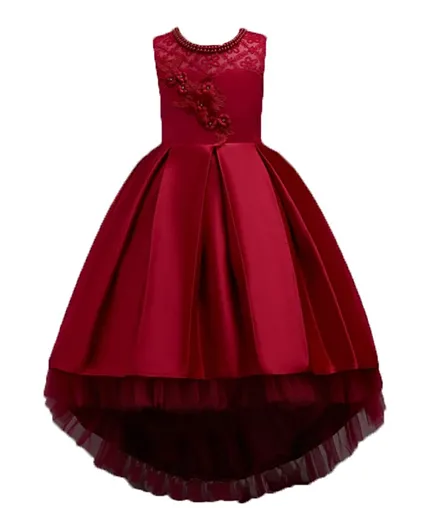 فستان حفلات طويل من دي دانيلا - أحمر