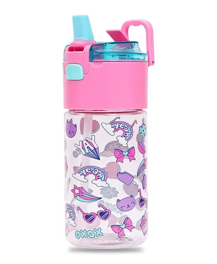 Eazy Kids Tritan Water Bottle Gen Z Pink - 450mL
