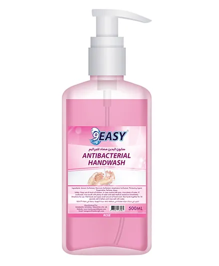 9Easy Antibacterial Handwash Rose - 500mL