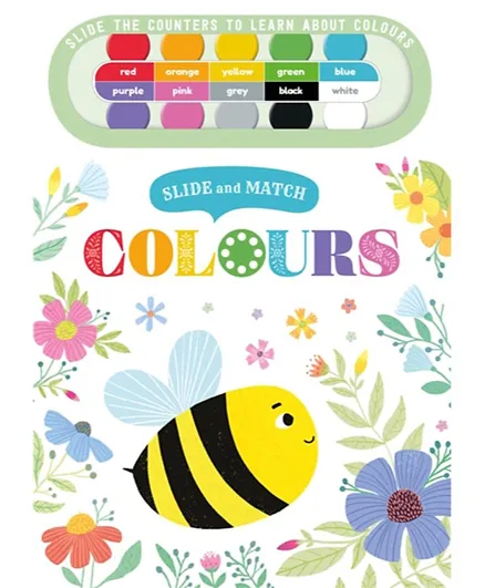 Slide and Match Colours Counting Track Book - 10 Pages