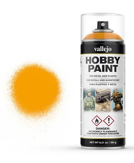 Vallejo Hobby Paint Spray Primer 28.018 Sun Yellow - 400mL