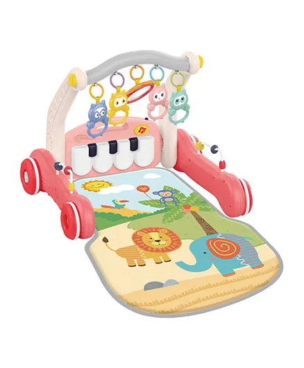 Huanger Baby Musical 2 in 1 Piano Playmat & Walker