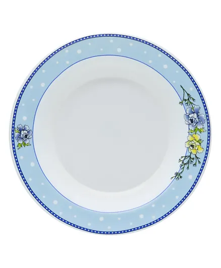 Larah Plano Blue Sapphire Opal Soup Plate - 22.5cm