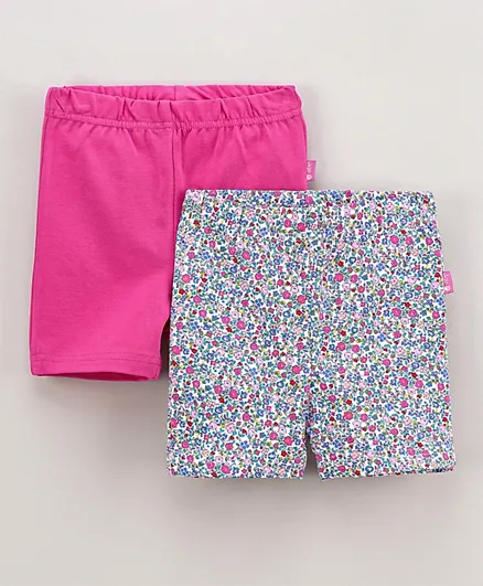 JoJo Maman Bebe 2 Pack Floral Shorts - Multicolor