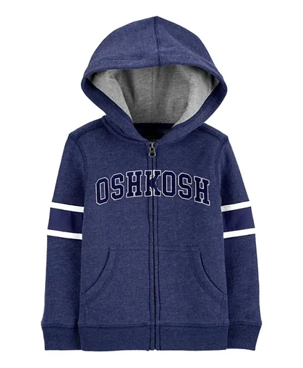 OshKosh B'Gosh Logo Fleece Hoodie - Blue