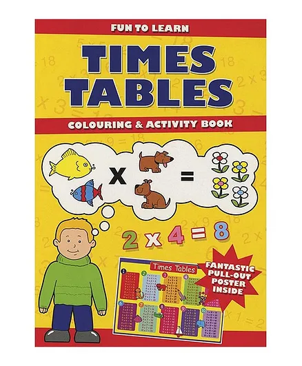 Alligator Books Times Table Activity Book - 24 Pages