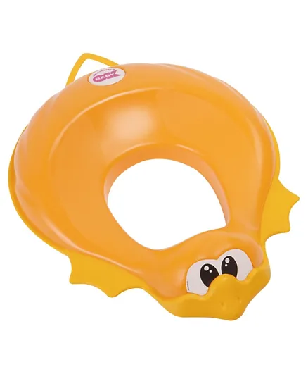 Ok Baby Ducka Funny Toilet Seat Reducer With Slip Proof Edge - Orange