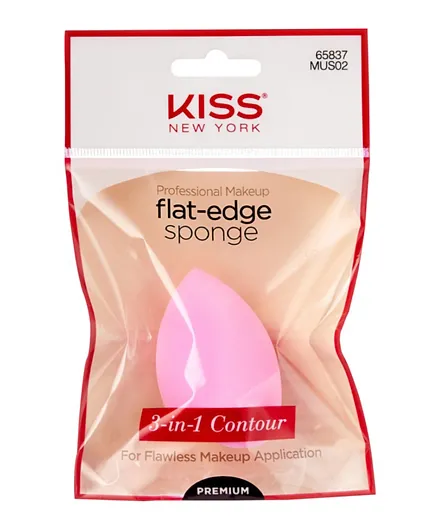 KISS Professional Makeup Flat-Edge Sponge - Pink