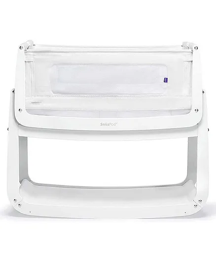 Snuz SnuzPod 4 Baby Bedside Crib - Dusk Grey