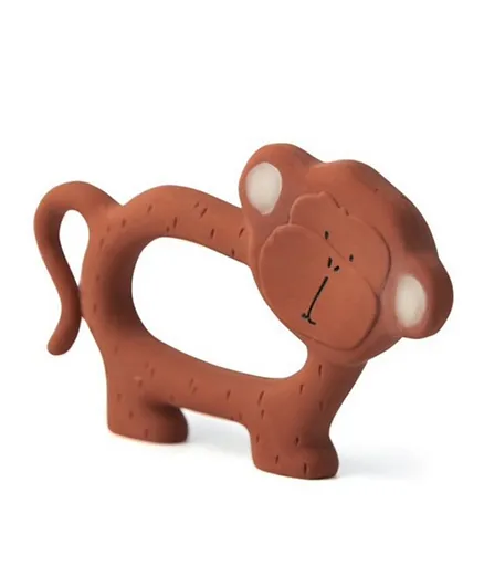 Trixie Mr. Monkey Natural Rubber Grasping Toy - Brown