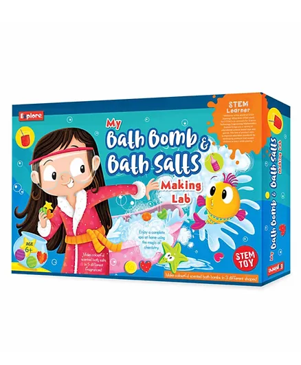 Explore My Bath Bomb & Bath Salts Making Lab - Multicolor