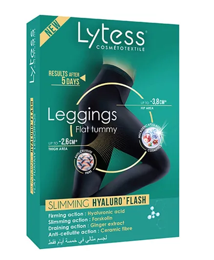 Lytess Slimming Hyaluro Flash Flat Tummy Leggings - Black