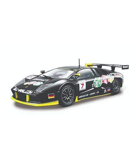 Bburago Racing Lamborghini Murcielago Fia Gt Car - Black