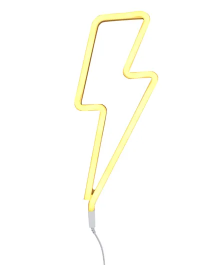 A Little Lovely Company Bolt Neon Light - Yellow