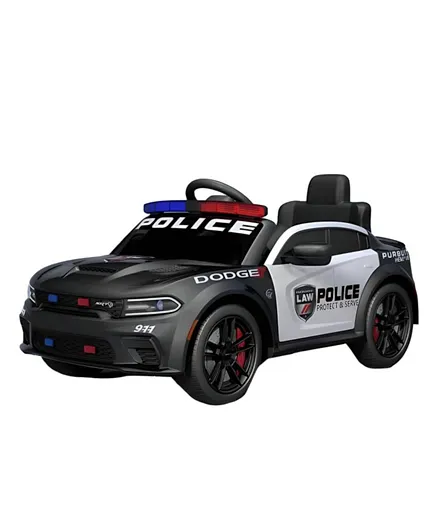 مايتز - سيارة الشرطة مايتس دودج 12 فولت - أسود