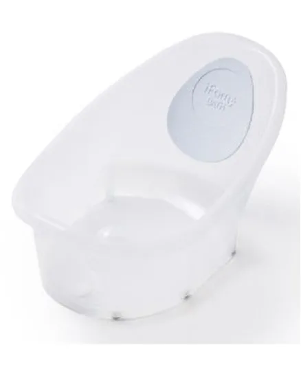 iFam Comfy Baby Bath - Clear and Grey