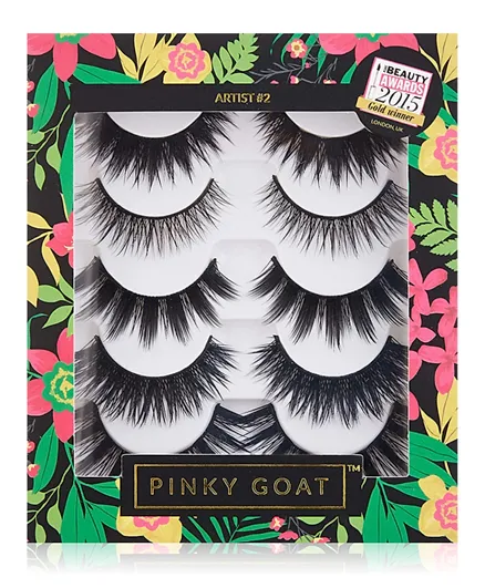 Pinky Goat Artist Number 2 Lashes - Pack Of 5