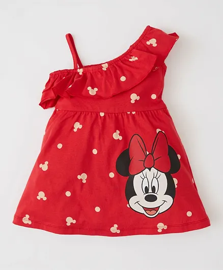 DeFacto Minnie Mouse Dress - Red