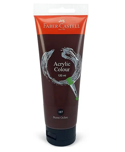 Faber Castell Acrylic Color Tube Burnt Ochre - 120mL