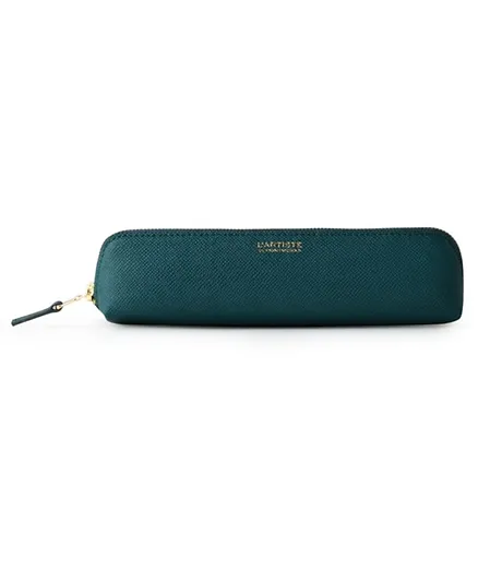 Printworks Small Leather Pencil Case - Blue