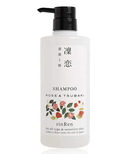 RIN REN Rose & Tsubaki Treatment Shampoo - 520mL