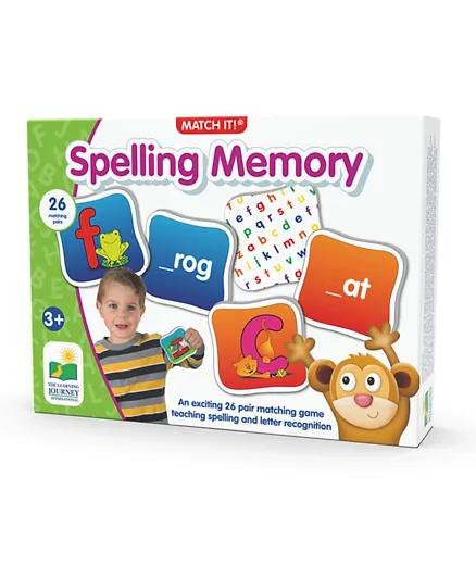 The Learning Journey Match It! Spelling Memory - 52 Cards