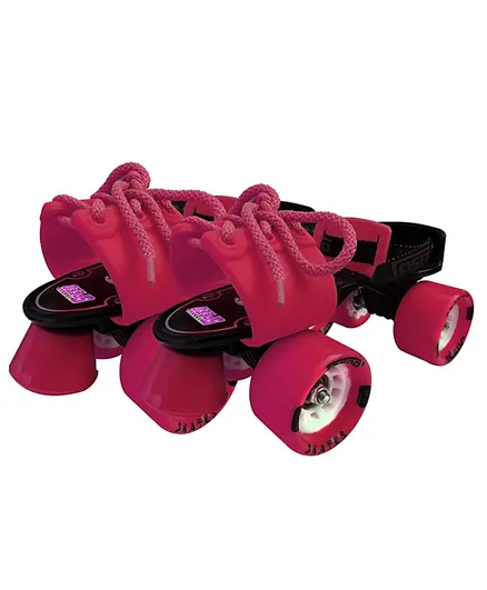 جاسبو حذاء تزلج بعجلات قابل للتعديل جريبر - أحمر