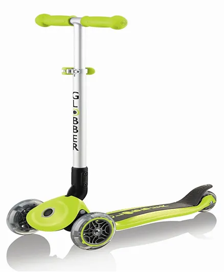Globber PRIMO FOLDABLE - LIME GREEN - SCOOTER