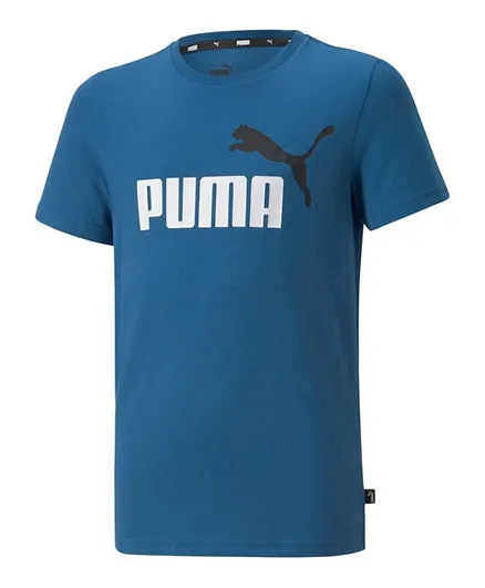 Puma ESS Logo Tee - Lake Blue
