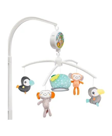 Moon Musical Hanging Mobile Soft Toy - Jungle Friends