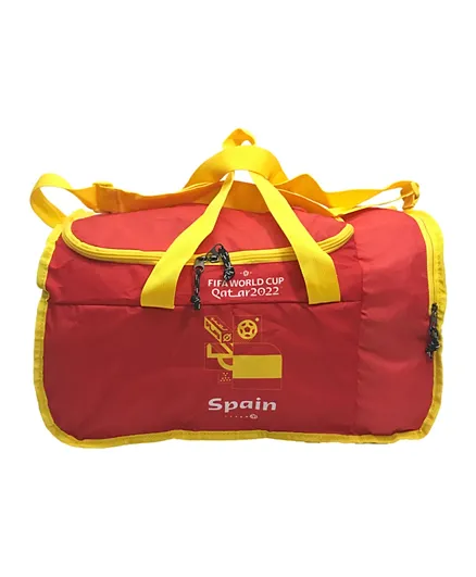 FIFA 2022 Country Foldable Travel Bag Spain - Red