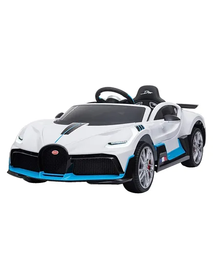 Babyhug Bugatti Divo Licensed Battery Operated Ride On With Remote Control - White