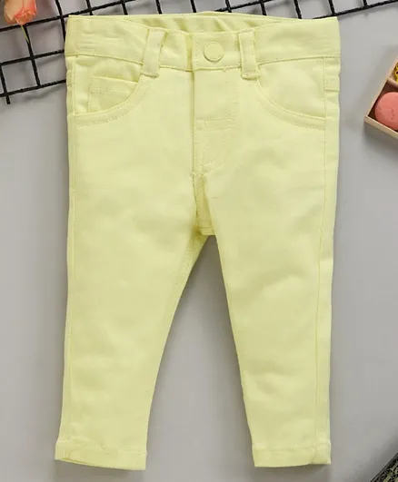 ToffyHouse Full Length Trousers - Lemon Yellow