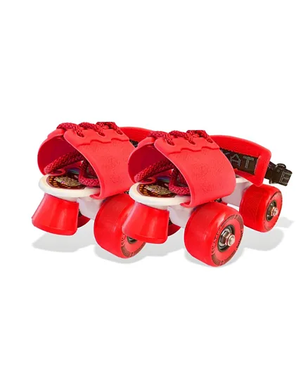 JASPO Baby Tenacity Fiber Roller Skates Shoes - Red