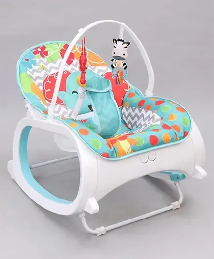 Baby Infant To Toddler Bouncer Cum Rocker - Sea Green
