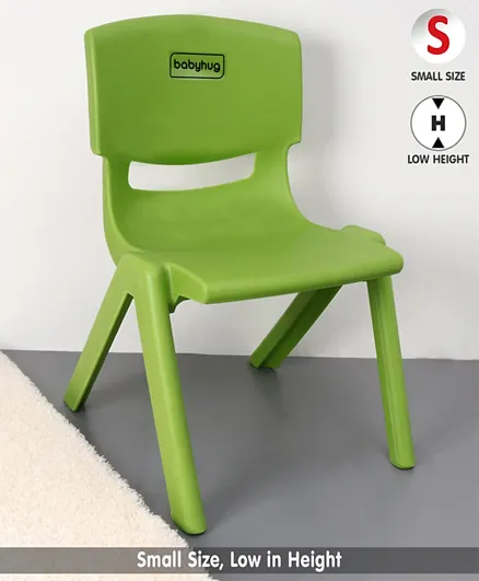 Babyhug Chair With Comfortable Back Rest - Green