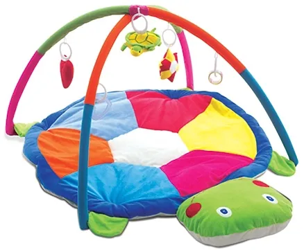 Babyhug Twist N Fold Move N Play Activity Gym Tortoise - Multicolor