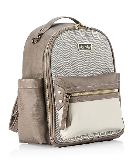 Itzy Ritzy Mini Diaper Backpack - Vanilla Latte