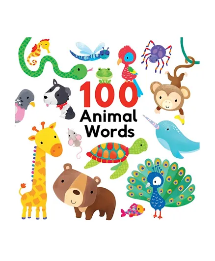 100 Animal Words Large  - English