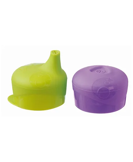 B.box Universal Silicone Lid Travel Pack Passion Splash - 2 Pieces