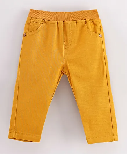 ToffyHouse Full Length Trouser With Pockets - Mustard